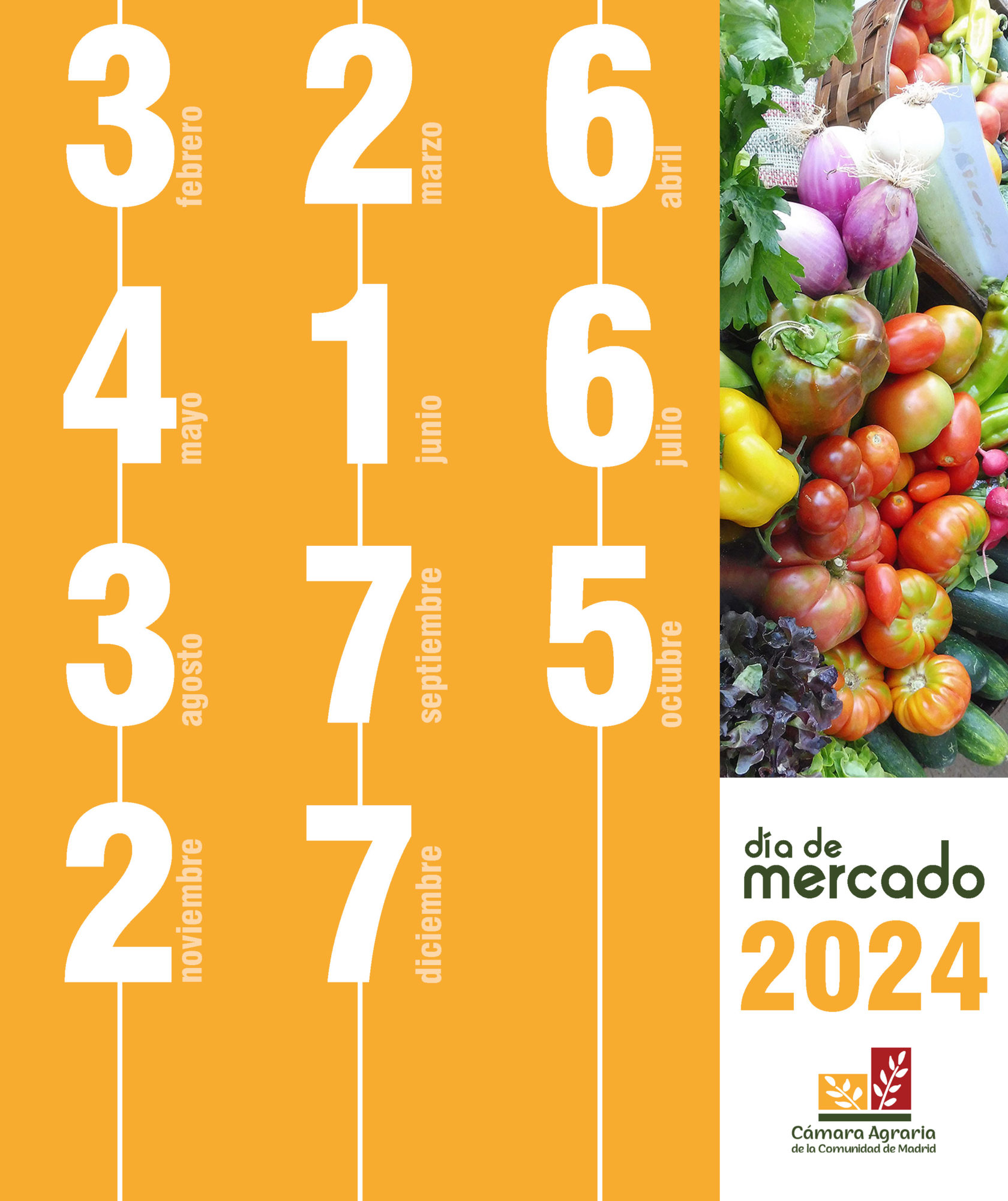 Calendario día de mercado